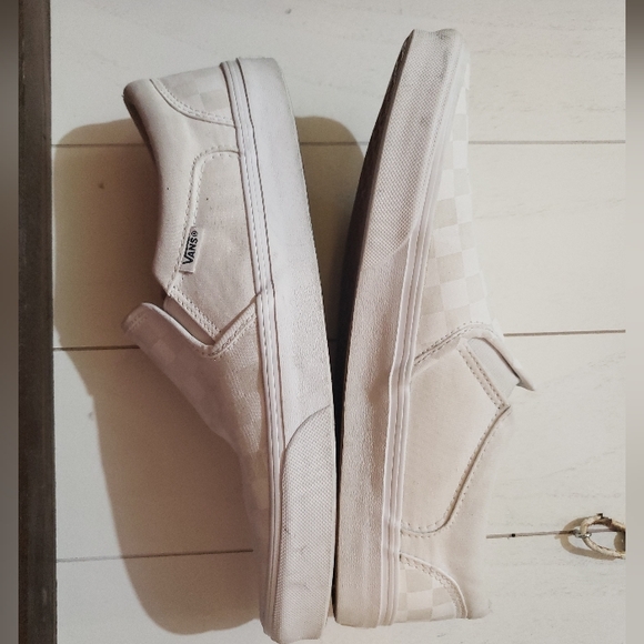 Vans Checkerboard Slip on Skate Shoes 10 - Picture 3 of 5